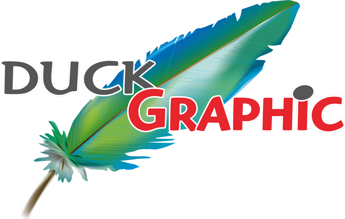 Ancien logo plume Duckgraphic
